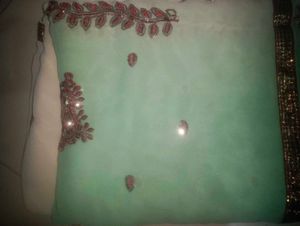 Elegant Embroidered Saree