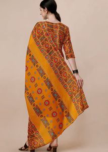 Ethnic Printed 3-Piece Kurta Set