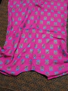 Pink Printed Kurta