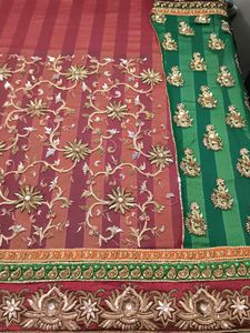 Hand work Salma and Mukesh New Saree
