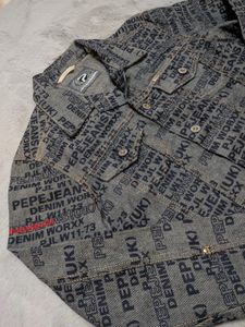 Pepe Jeans UK All-Over Print Denim Jacket