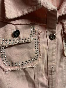 Pink Denim Jacket