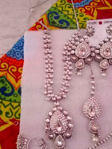 Sliver Kundon Jewellery Set