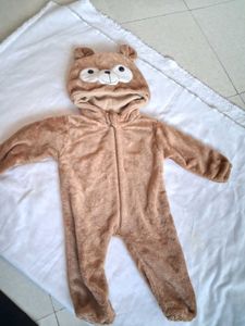 Adorable Bear Costume Onesie