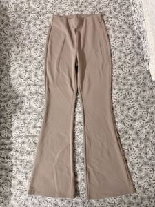 H&M Fitted Beige Flared Leggings