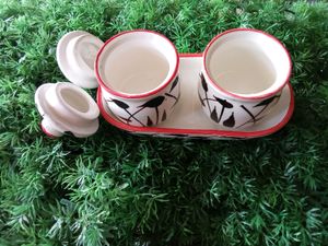 Sugar Salt Container/ Ceramic Material