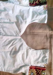 Embroidered Sari Fabric