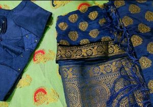 💚💚Pretty Light Green Lehenga Choli 💚💚