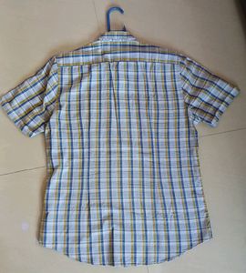 Peter England Men&#39;s Checked Formal Shirt