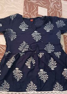 Combo Kurti And Crop Top