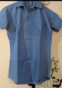 Blue Short Sleeve Shirt