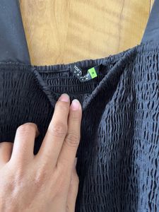 Tiered Black Sundress