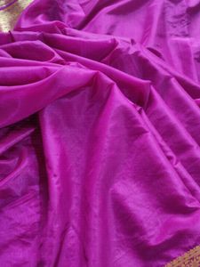Magenta Silk Saree