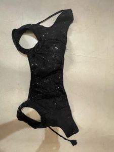 Sparkling Black Blouse