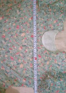 High Flared Printed Frock