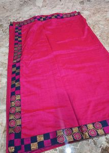Elegant Pink Saree