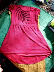 3 long kurti and 1 top