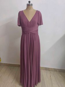 Mauve  Gown