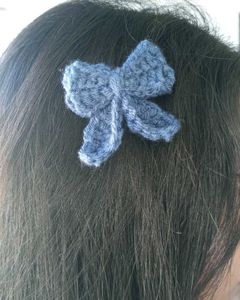 Crochet Bow Clips