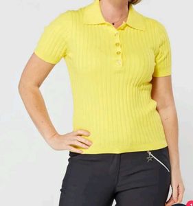 Women Ribbed Strecthable Knotted Top
