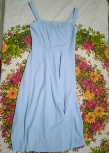 Sky Blue Korean Style Dress (Price Drop!!)