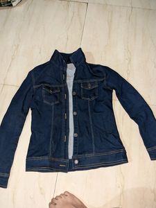 Navy Blue Denim Jacket