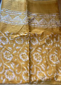 pure cotton dupatta Purple pink yellow green colou