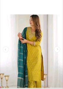 Elegant Mustard Kurta