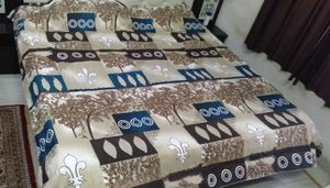 King Size Double Bed Bedsheet With Pillow Covers
