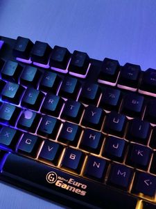 ''PRICE DROP'' Euro Games Gaming Keyboard With Rgb