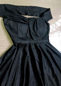 Black Glitter Dress