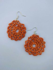 Crochet Flower Earrings