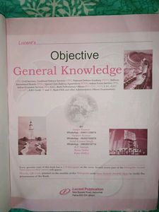 LUCENT&#39;S OBJECTIVE GENERAL KNOWLEDGE