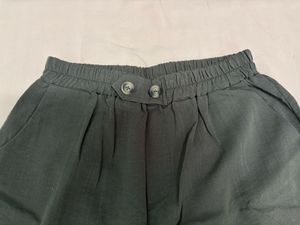 Olive Green Wide Leg Pants