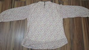 Floral Print Layered Top