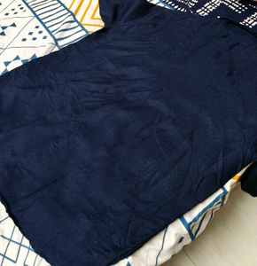 DSSA Men Dark Blue Regular Fit Shirt