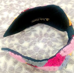 Sequin Floral Headband