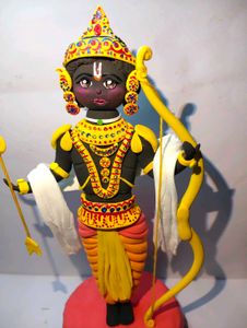 Lord Rama Clay Figurine