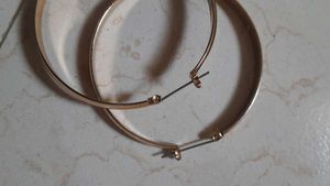Round gold Plated Earrings