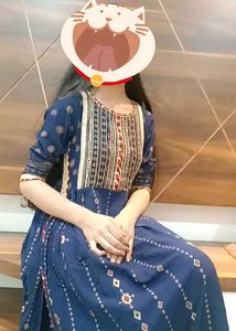 Beautiful Blue Kurta Set.