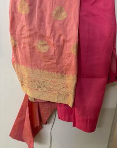 Raw Silk Suit Set