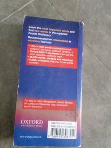 Oxford Learner&#39;s Pocket Dictionary