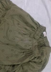 Mehndi Colour Mini Skirt