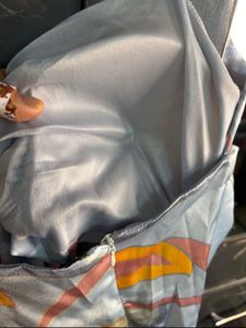 Abstract Print Cutout Midi Dress