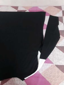 Beautiful Black And White Color Full Sleeve Shirt