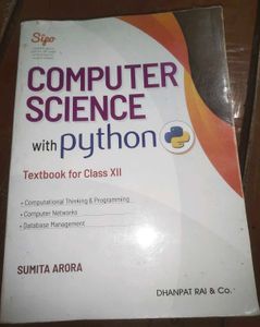 Computer Science with Python - Class XII Textbook