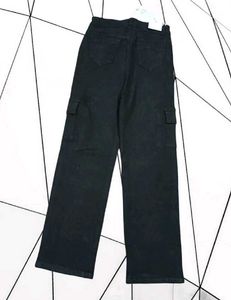 Black 6 Pocket Cargo Jeans