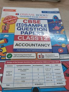 CBSE Class 12 Accountancy Sample Papers
