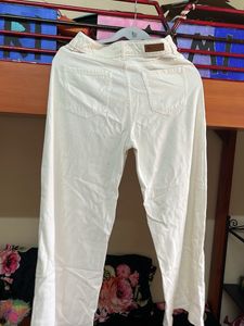 White Wide Leg Jeans