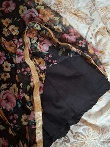 Floral Print Ethnic Skirt